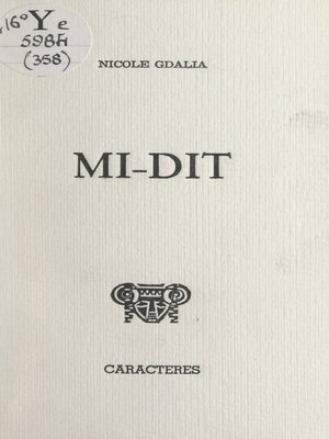 cover image of Mi-dit